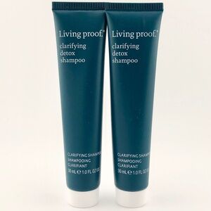 Living Proof Clarifying Detox Shampoo X2 NEW